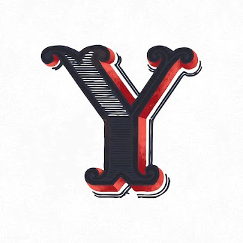 Capital letter Y vintage typography style | Free stock vector - 474690