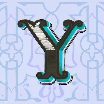 Capital letter Y vintage typography style | Free stock vector - 474728
