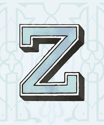 Capital letter Z vintage typography style | Free stock vector - 474658