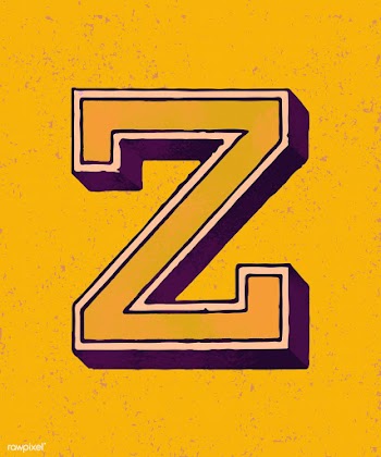 Capital letter Z vintage typography style | Free stock vector - 474696