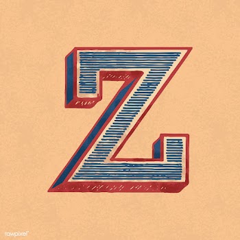 Capital letter Z vintage typography style | Free stock vector - 474715