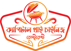 Capital Thai Chiness Restaurant Logo Vector
