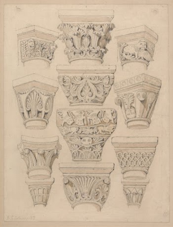 Capitals in the Abbey Church | Free Photo - rawpixel