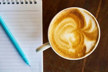 Cappuccino Beside Paper