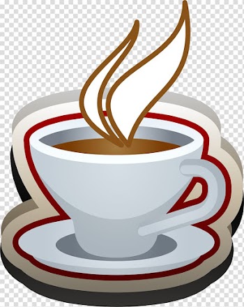 Cappuccino Coffee cup Espresso Cafe, Hand painted white coffee cup transparent background PNG clipart