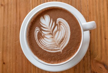 Cappuccino on Teacup With Saucer