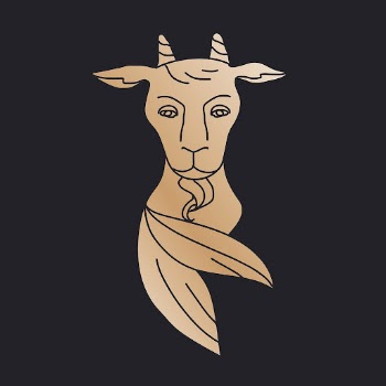 Capricorn, animal horoscope, gold collage | Free Vector - rawpixel