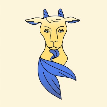 Capricorn animal star sign collage | Free Vector Illustration - rawpixel