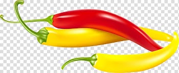 Capsicum annuum Capsicum chinense Chili pepper Vegetable, Hand-painted colorful pepper transparent background PNG clipart