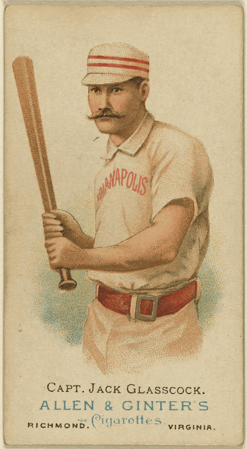 Capt. Jack Glasscock, Indianapolis Hoosiers, | Free Photo - rawpixel