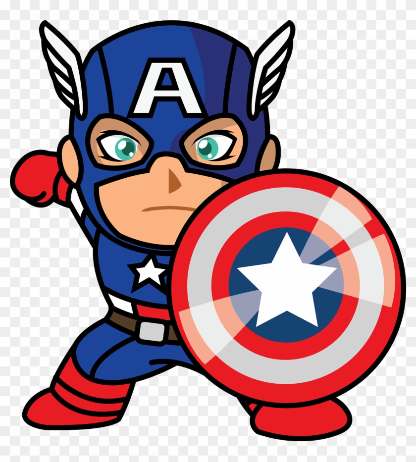 Captain America Baby Cartoon