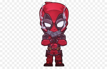 Captain America Iron Man Deadpool Drawing Marvel Comics - Q version of Spider-Man 