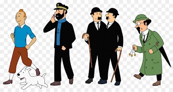 Captain Haddock The Adventures of Tintin Thomson and Thompson Snowy - Tin 