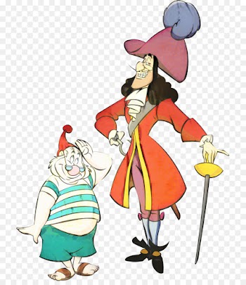 Captain Hook, Peter Pan, Smee, Cartoon, Costume Design PNG