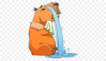 Capybara Telegram Clip art Sticker Cartoon - capybara design element 
