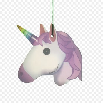 Car, Air Fresheners, Car Air Fresheners Emoji Fresh, Unicorn, Purple PNG