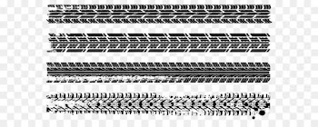 Car Bicycle tire Skid mark - Carved vector decoration 
