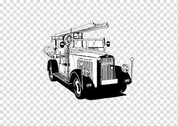 Car Black and white Truck Vehicle, Black and white truck transparent background PNG clipart