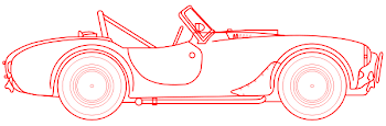 car blueprint side red - /transportation/car/blueprints ...
