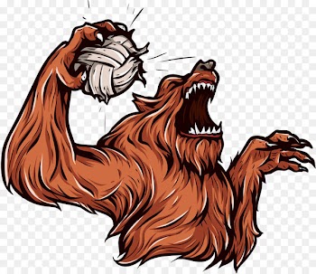 Car Bumper sticker Wall decal - Monster and volleyball 