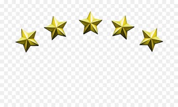 Car C-NCAP Star Icon - Metal texture five-star 