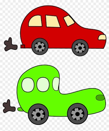Car Cartoon Clip Art Clipart Green And Red Cars - Car Cartoon Clip Art Clipart Green And Red Cars