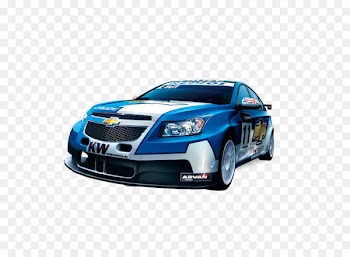 Car Chevrolet Poster Advertising - Chevrolet blue racing car 