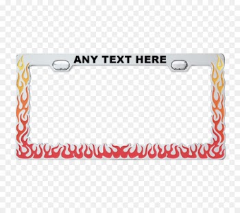 Car Chrome plating Vehicle License Plates plastic - car 