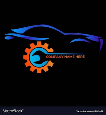 car company logo gear service logo