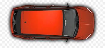 Car door 2007 Dodge Caliber Honda - top view car 