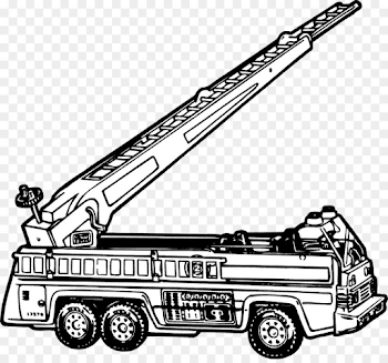 Car Fire engine Black and white Clip art - fire truck png download ...