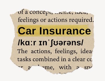 Car insurance ripped dictionary, editable | Free PSD - rawpixel