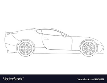 car isolated on white background