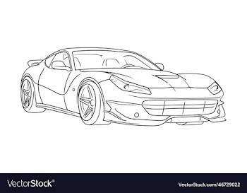 car isolated on white background