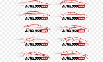 Car Logo - Red line car material 