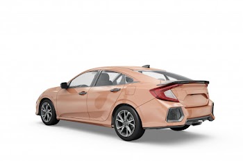 Car mock-up isolated design Free Psd
