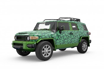 Car mock-up isolated design Free Psd