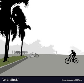 Car park vector image