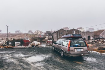 Car Parked Near A River