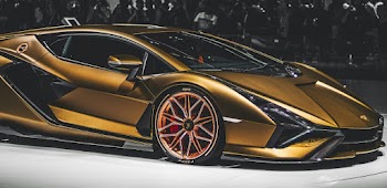 Car photo in the showroom