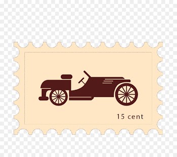 Car Postage stamp Rubber stamp Clip art - Classic car stamps 