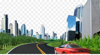 Car Poster Road - City road background 