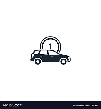 car rental creative icon filled from services