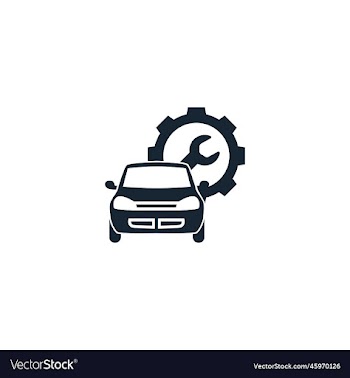 car repair service creative icon filled from