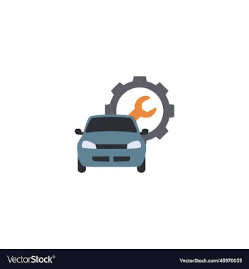 car repair service creative icon flat from