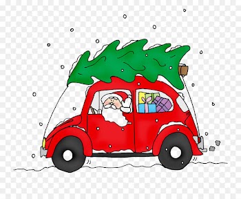 Car Santa Claus Christmas Day Image Portable Network Graphics - cadeaux stamp 