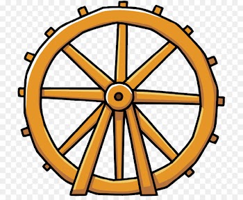 Car Ship's wheel Rim Boat - cycle watercolor 