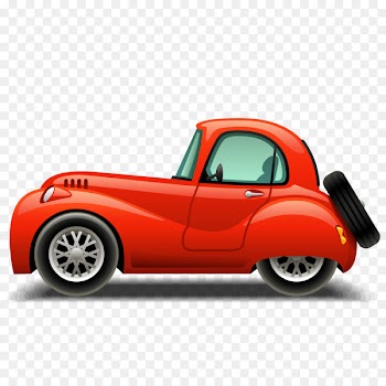 Car Sport utility vehicle Nissan Paladin - Cartoon red car vector 