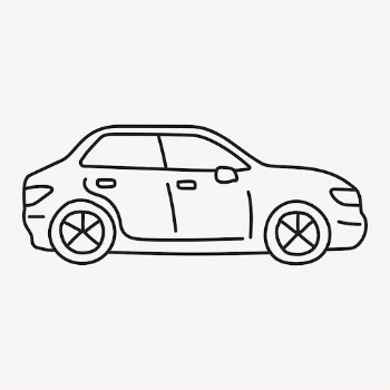 Car sticker, vehicle doodle line | Free PSD Illustration - rawpixel