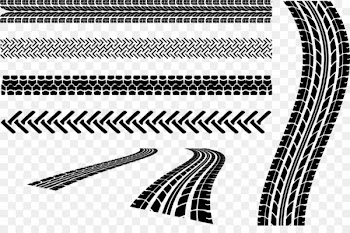 Car Tire Skid mark Tread - Vector Brake India 